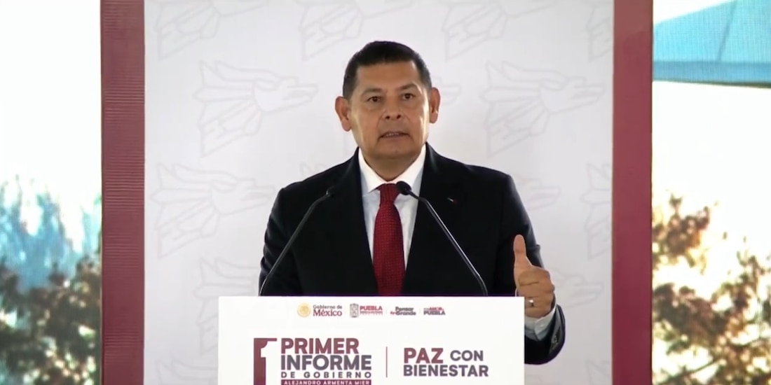 Armenta presentó avances en bienestar y obra comunitaria en su informe.