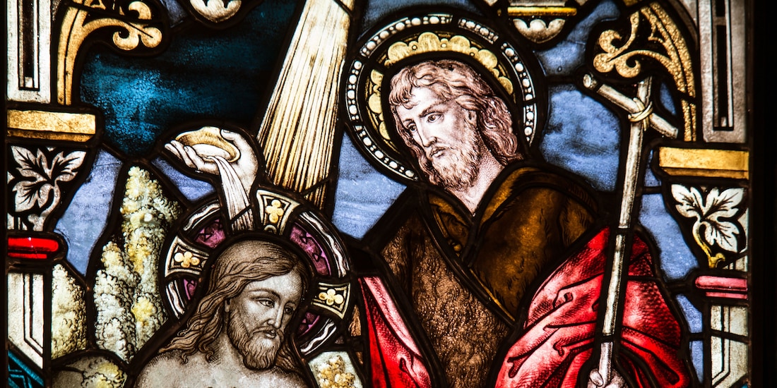 Vitral de San Juan Bautista