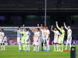 Pumas celebra con su afición el triunfo ante Saprissa por la Concachampions.
