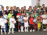 Conferencia de este lunes en Palacio Nacional.
