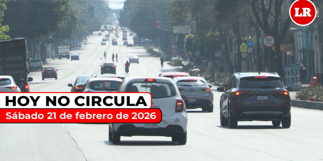Te decimos cómo aplica el Hoy No Circula este sábado 21 de febrero de 2026 en la ZMVM.
