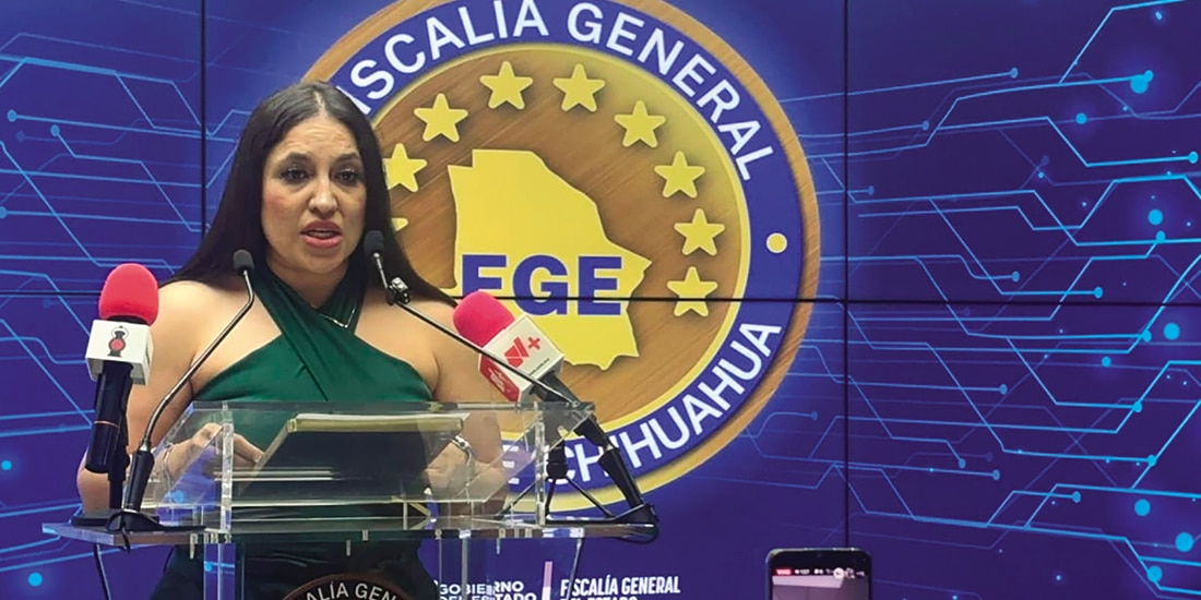 Wendy Chávez, titular de la Unidad Especializada, ayer, en conferencia de prensa.