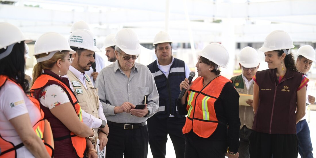 En la imagen la Gobernadora del Estado de México.