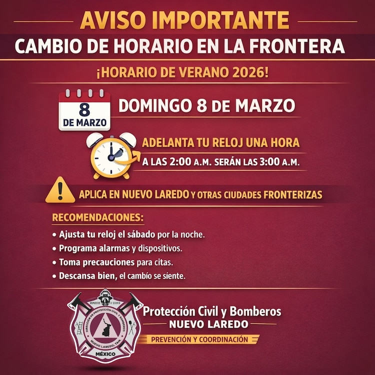 Cambio de horario en México