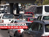 Te compartimos las restricciones del Hoy No Circula para este martes 14 de julio de 2026 en la Ciudad de México y el Estado de México.