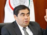 Miguel Barbosa, gobernador de Puebla.
