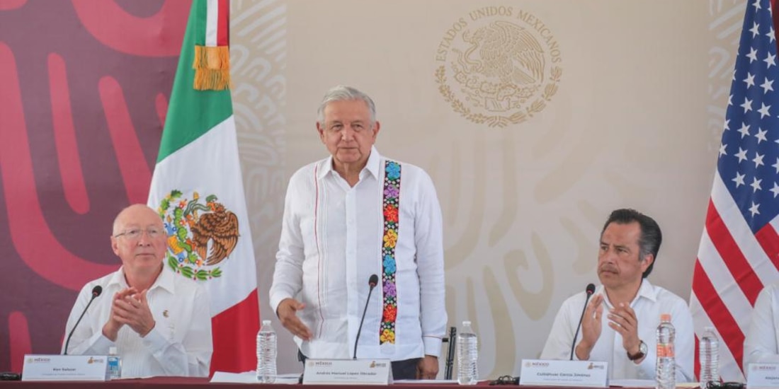 AMLO en la cumbre sobre el Desarrollo del Istmo de Tehuantepec