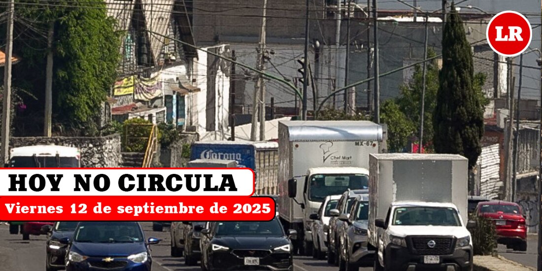 Revisa qué autos tienen restricciones por el Hoy No Circula este viernes 12 de septiembre.