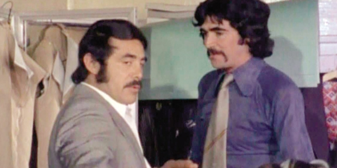 Héctor Suárez y Manuel Flaco Ibáñez en la cinta.