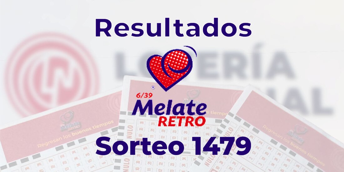 Ve los resultados del Melate Retro en su sorteo 1479, celebrado este 19 de noviembre del 2024.