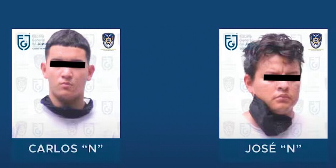 Los sentenciados, Carlos David “N” y José “N”, en imagen de archivo.