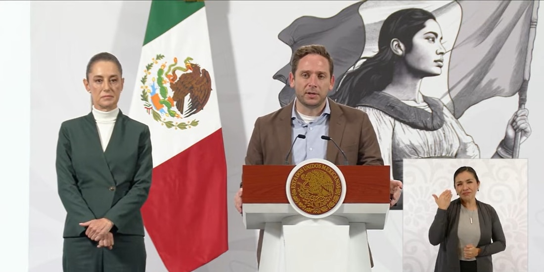 El subsecretario de Salud en Palacio Nacional.