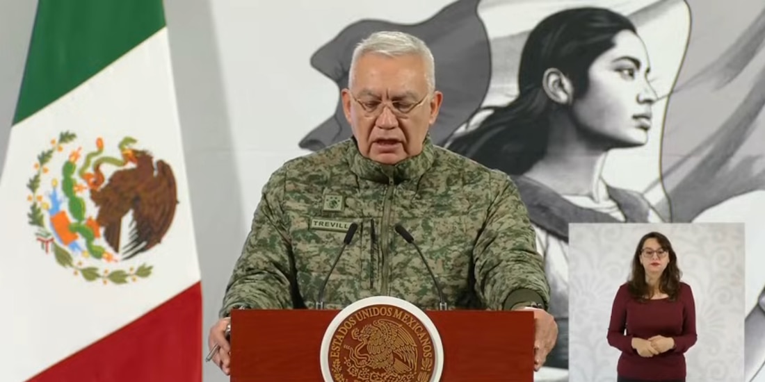 El titular de la Secretaría de Defensa Nacional (Sedena), Ricardo Trevilla Trejo.