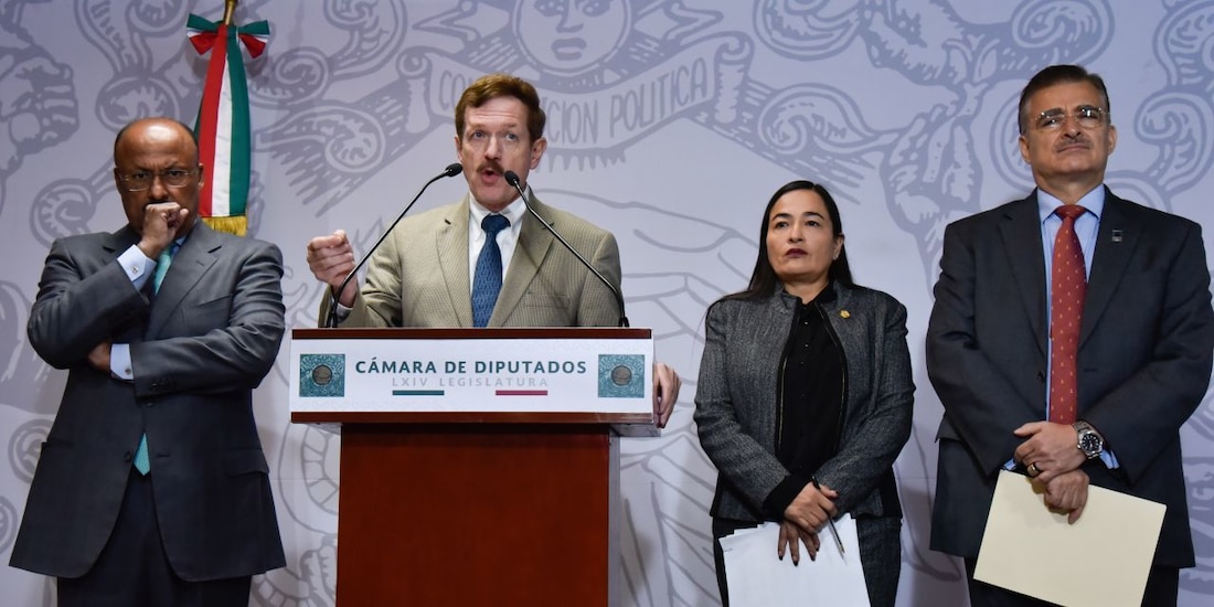 René Juárez, Juan Carlos Romero Hicks y Verónica Juárez en una imagen de archivo.