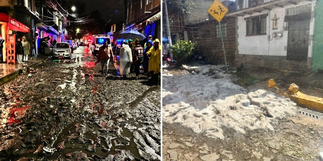 Inundaciones en la Magdalena Contreras.