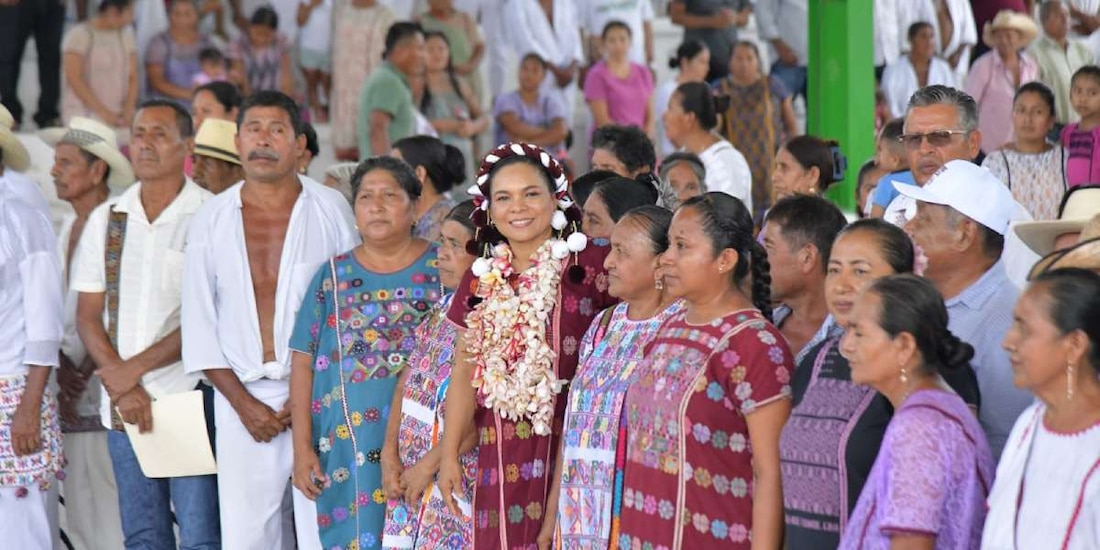 La consejera de Morena, Beatriz Mojica Morga, destacó sus orígenes en la localidad de Huehuetán, municipio de Azoyú.