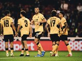 Jugadores del Wolverhampton festejan un gol contra el Nottingham Forest en la Capital One Cup el pasado 24 de agosto.