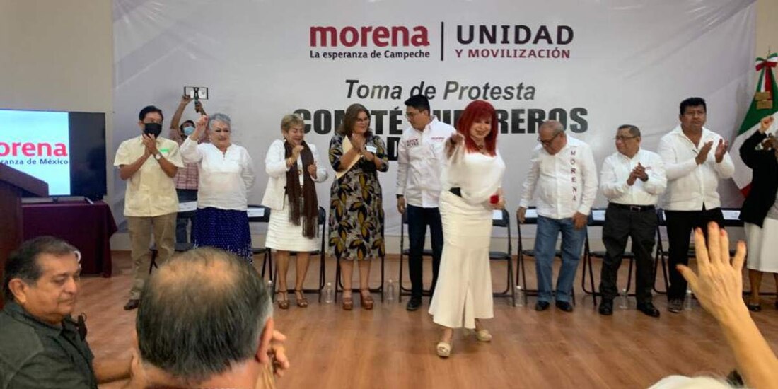 "Tenemos que salir también a seguir convenciendo y a movilizar a nuestros compañeros porque ese día de abril tiene que ser inolvidable y tiene que registrarlo el líder que nunca nos dejó solos", dijo Layda Sansores.