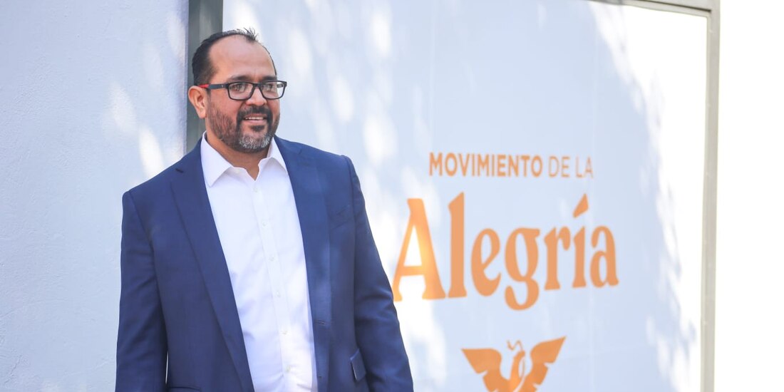 Omar Castañeda, diputado que se integra a la bancada de Movimiento Ciudadano.