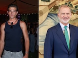 Nacho de Borbón y el rey Felipe VI