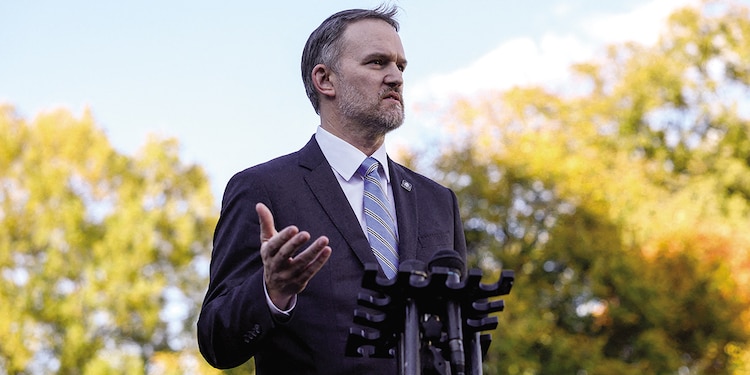 Jamieson Greer, Representante Comercial de Estados Unidos, en la Casa Blanca, en octubre pasado.