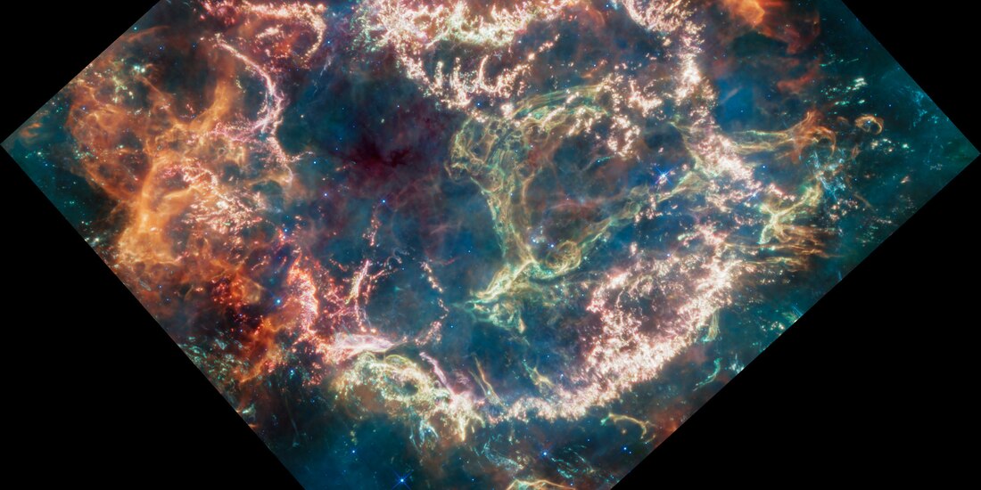 El monstruo no es más que los restos de una estrella joven en el espacio.