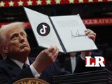 Trump firmó una orden ejecutiva para dar un plazo de 75 días para definir la prohibición de TikTok en Estados Unidos.