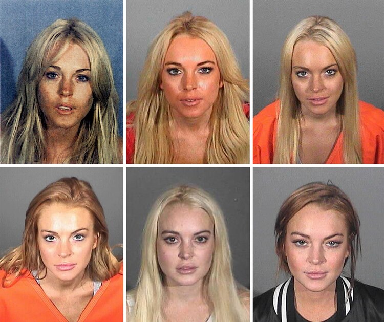 Lindsay Lohan y sus idas a la cárcel