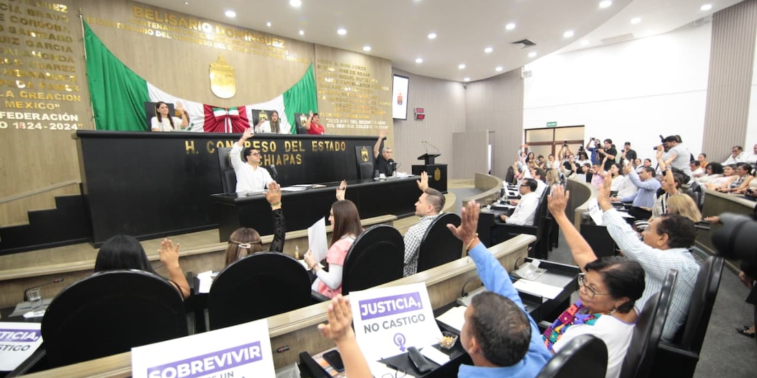 Aprueban “Ley Petrona” en Chiapas