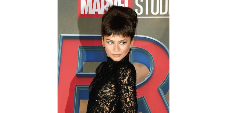 ZENDAYA lució un nuevo fleco
