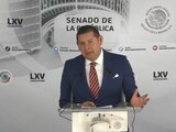 El presidente de la Mesa Directiva del Senado, Alejandro Armenta
