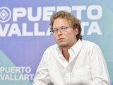 Gustavo Santoscoy, en la conferencia de prensa previo al arranque del evento en Puerto Vallarta, ayer.