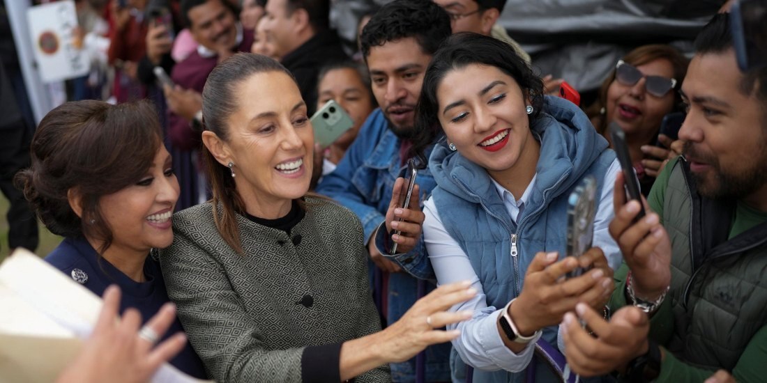 Sheinbaum anuncia que cerrará gira nacional de rendición de cuentas en el Zócalo.