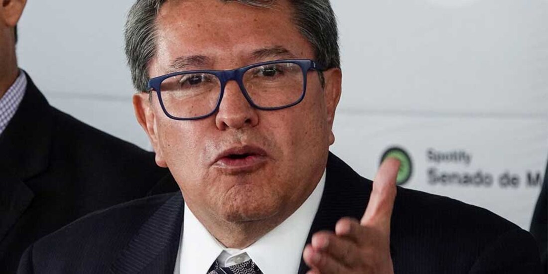 En la imagen, el presidente de la Jucopo-Senado, Ricardo Monreal Ávila