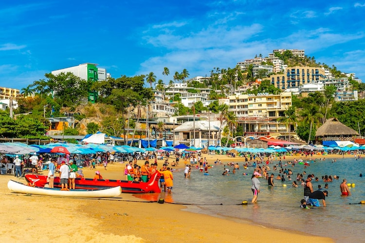 La Zona Dorada de Acapulco alcanzó su máximo nivel de ocupación en lo que va del año.