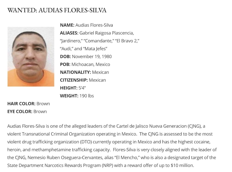 Audias Flores Silva ‘El Jardinero’