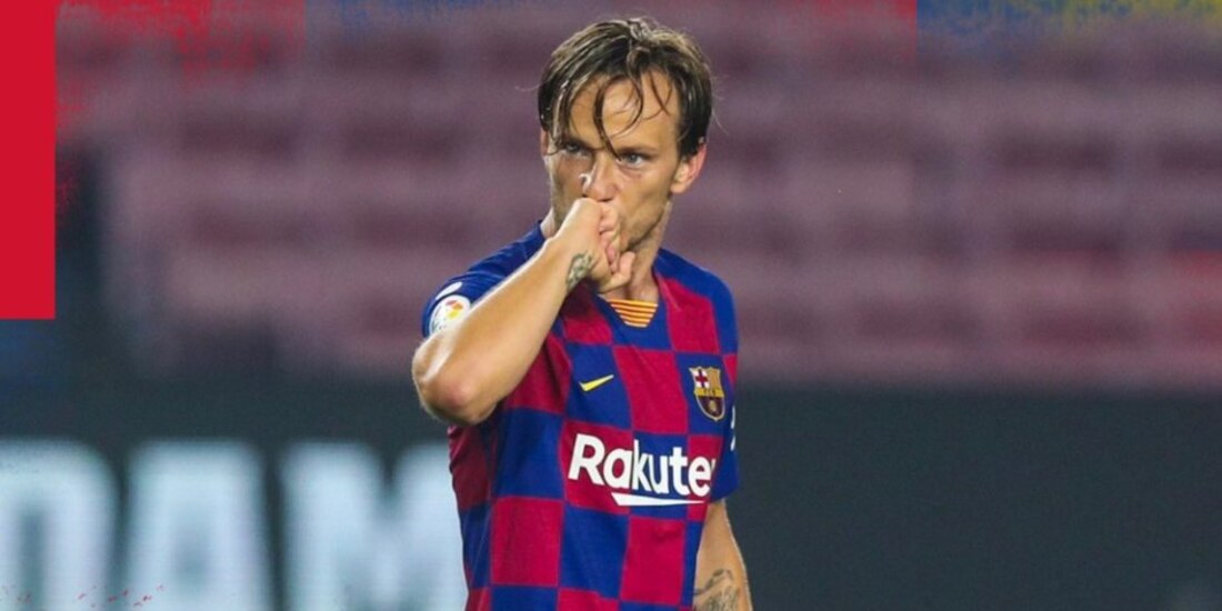 El croata celebra su anotación.