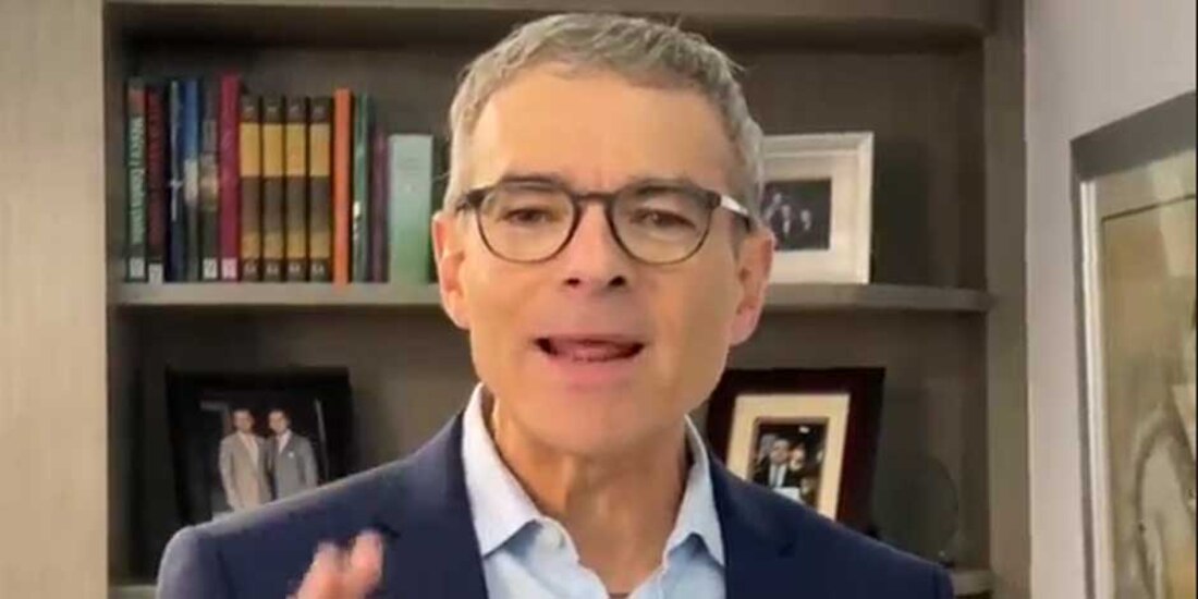 El empresario Juan Carlos Pérez Góngora al dar a conocer su salida de la Confederación de Cámaras Nacionales de Comercio, Servicios y Turismo