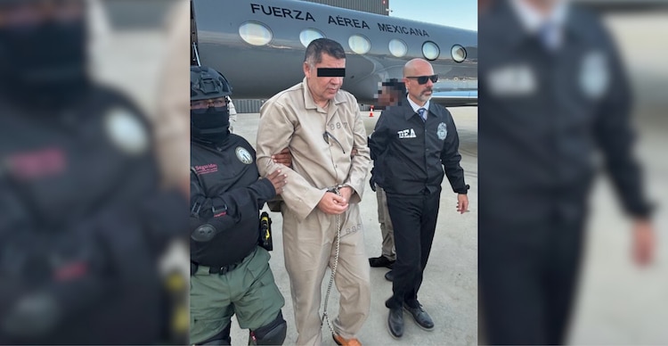 Abigael González Valencia, “El Cuini”, arribando a Estados Unidos