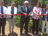 Agricultura inaugura jardín-huerto para abonar a la conservación de polinizadores y flores nativas.