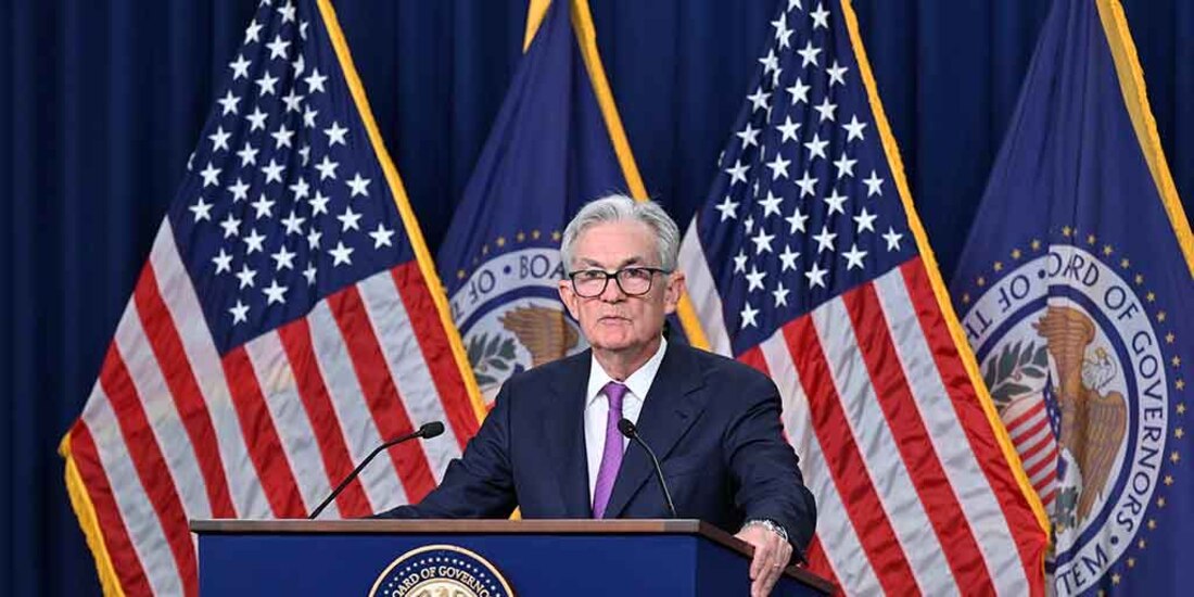 El titular de la Reserva Federal, ayer, en conferencia después del anuncio de la Fed, en la cual dejó en claro que los pronósticos económicos no son un plan de acción para el banco central.