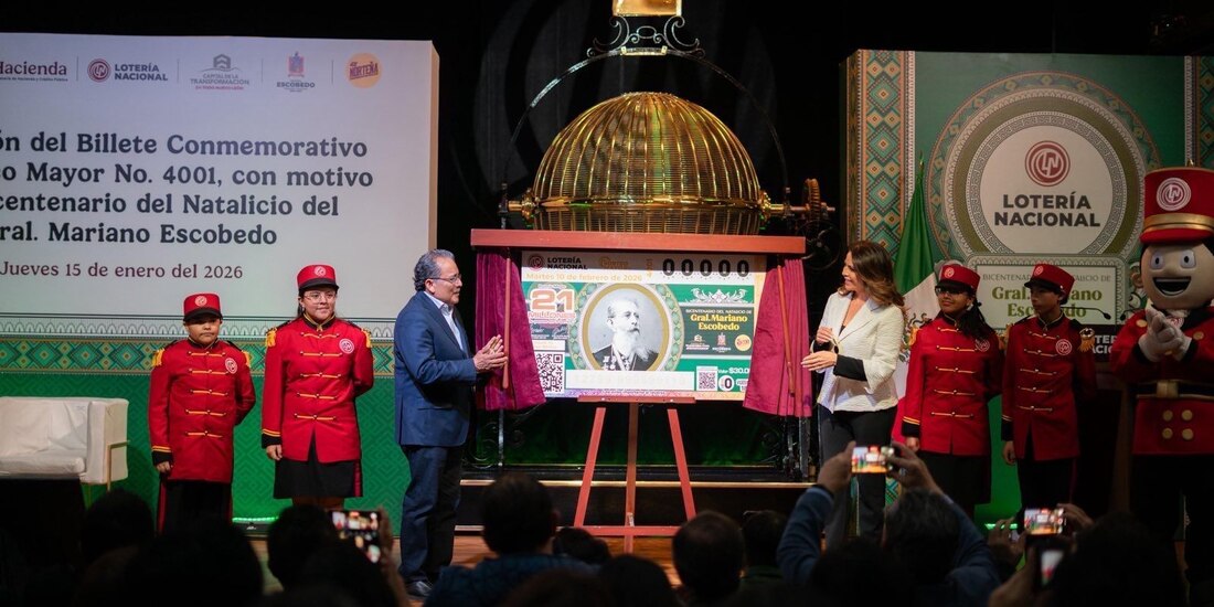 Evento de la Lotería Nacional.