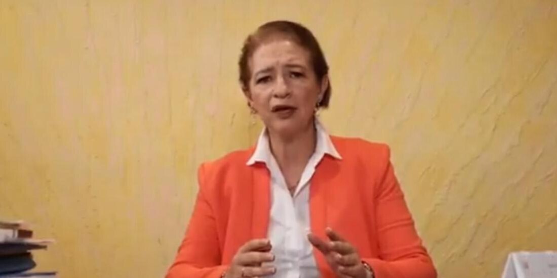 Angélica Moya, candidata del PRI, PAN y PRD a la presidencia municipal de Naucalpan.