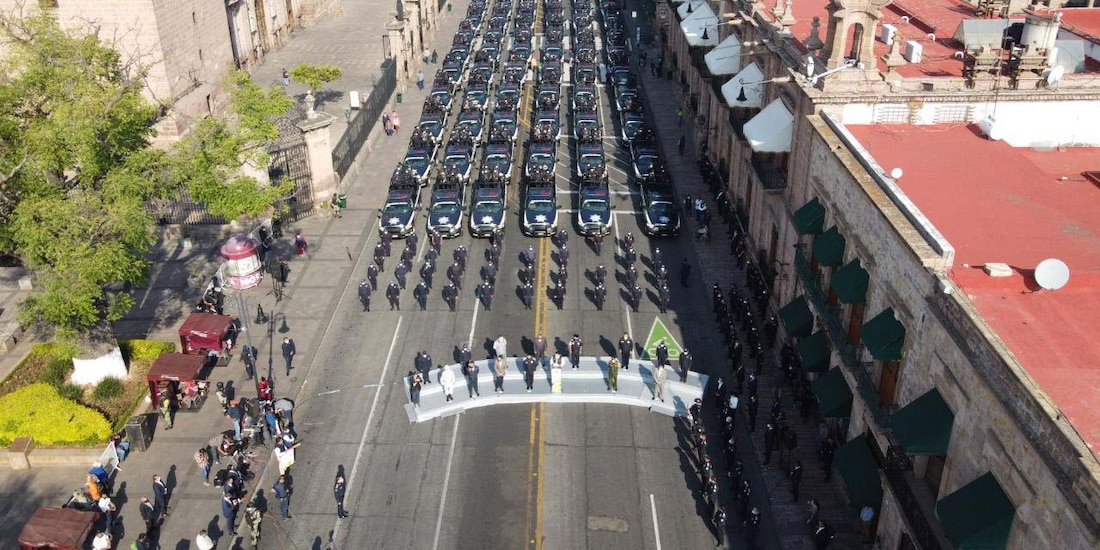 Así lucen las calles de la entidad con la adquisición de nuevas patrullas.