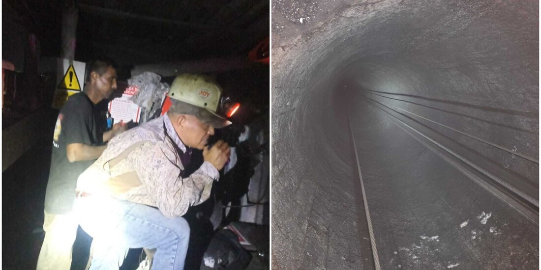 Reportan 16 mineros atrapados en mina de Coahuila.
