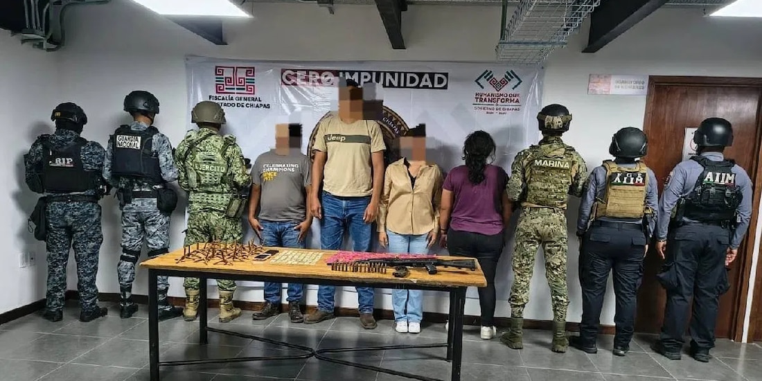 Detenido Rigoberto "N" en Chiapas.