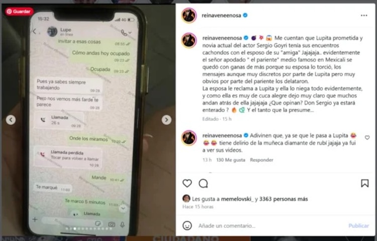 Exhiben infidelidad de la prometida de Sergio Goyri