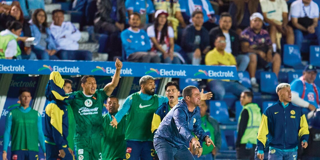 André Jardine, durante la semifinal de vuelta, el domingo.