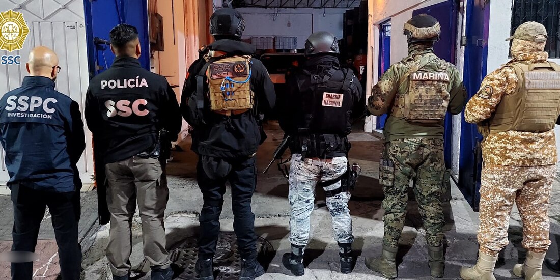 En la detención del sujeto participaron elementos de diversas corporaciones.