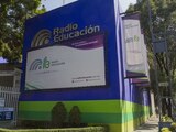 Fachada del inmueble donde opera Radio Educación, en la CDMX.